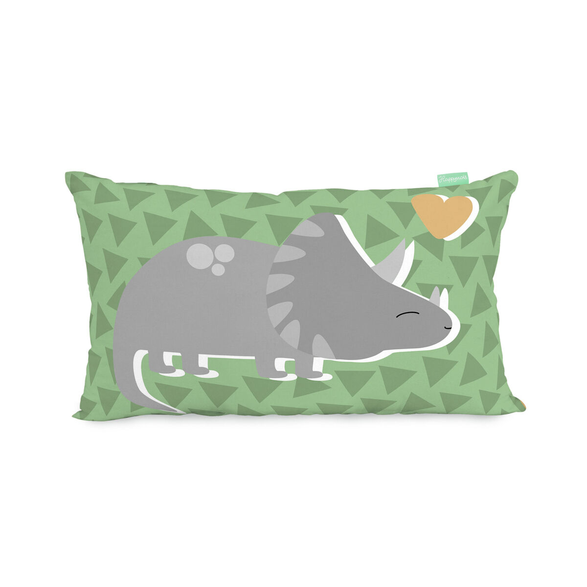Funda de cojín HappyFriday Happydino Multicolor 50 x 30 cm